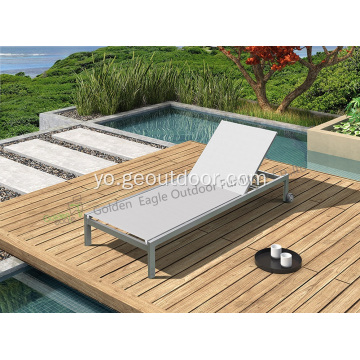 Ọgba idile fàájì gbajumo aga oorun lounger